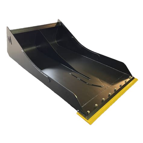 skid steer conveyor belt attachment|60″ Skid Steer Heavy Duty Conveyor Cleanout Bucket .